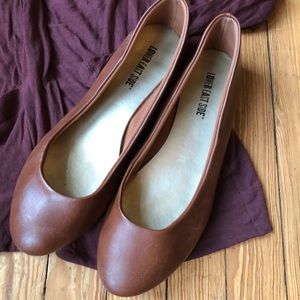 Camel colored flats